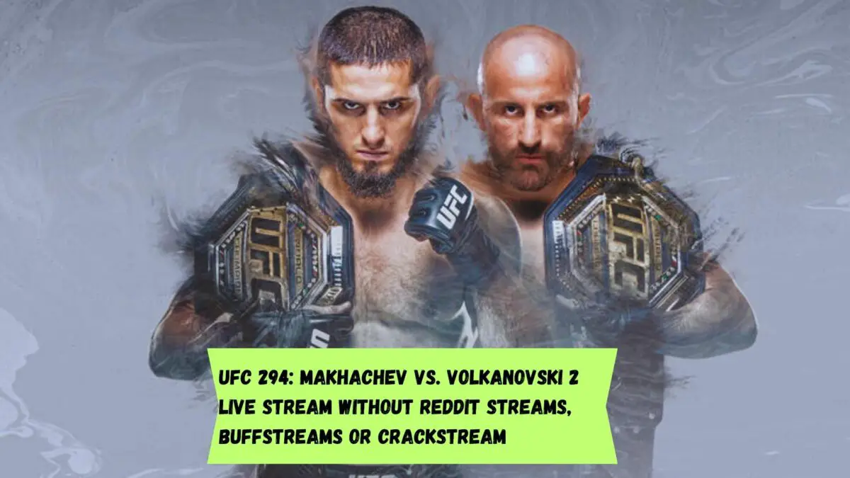 UFC 294 live stream