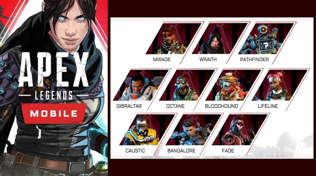 Apex Legends Mobile Characters