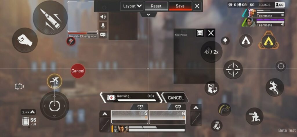 Apex Legends Mobile 3 finger controls