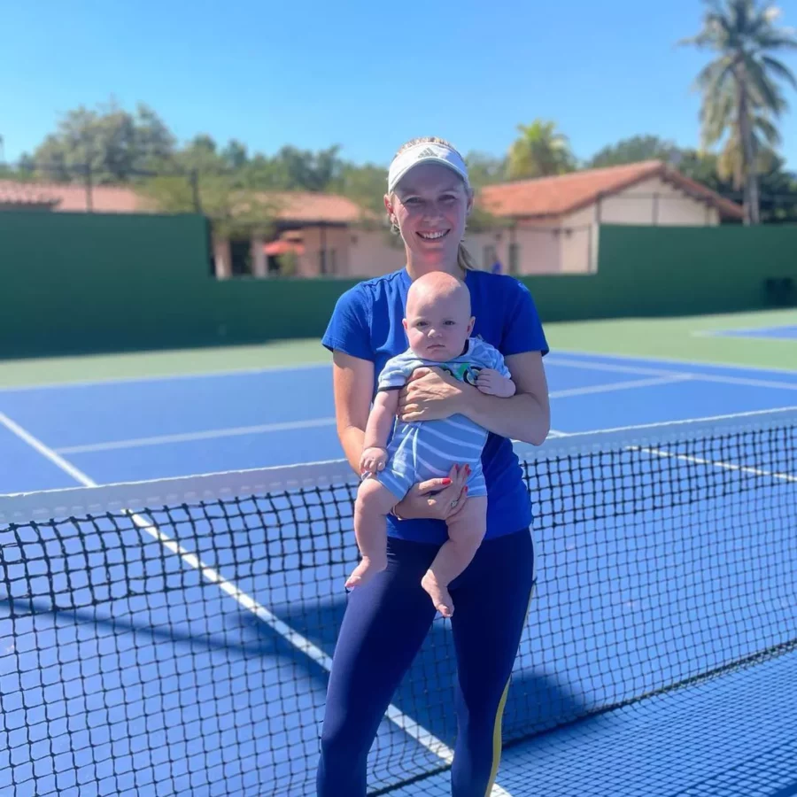 Caroline Wozniacki's son James