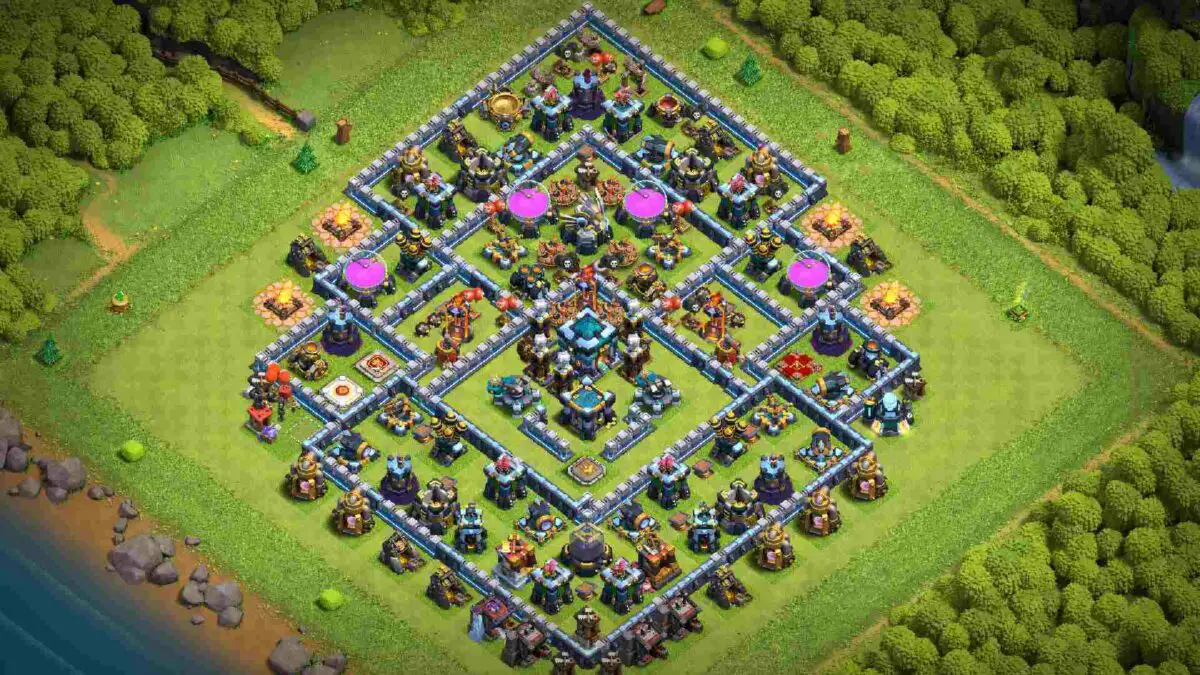 Base 1 Clash of clans Town hall 13