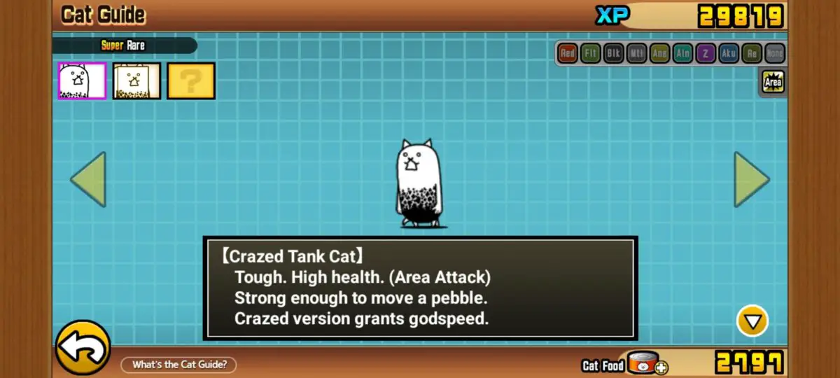 crazed tank cat