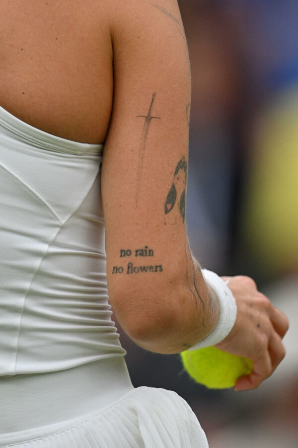 Marketa Vondrousova tattoos