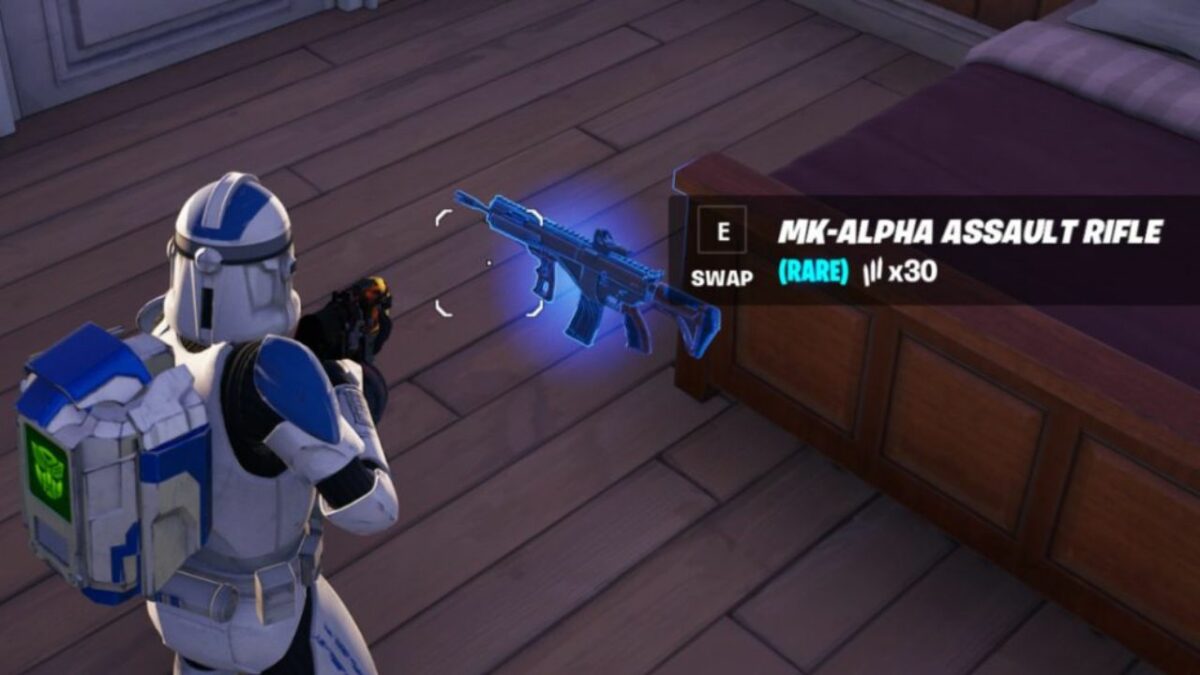 How to get the MK Alpha Assault Rifle in Fortnite Wilds 1 MK Alpha