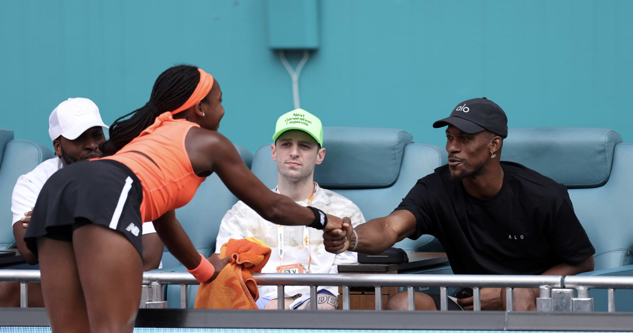 Coco Gauff and Jimmy Butler