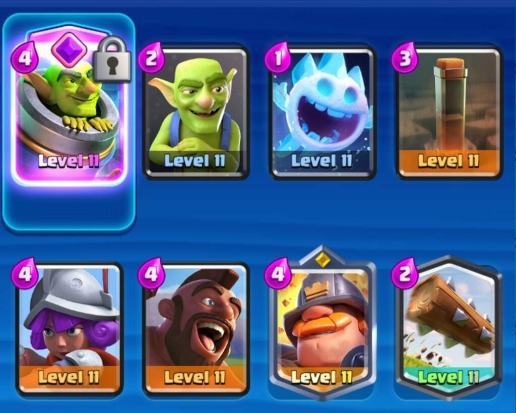 Best Decks for Clash Royale Goblin Delivery Challenge 2 goblin challenge