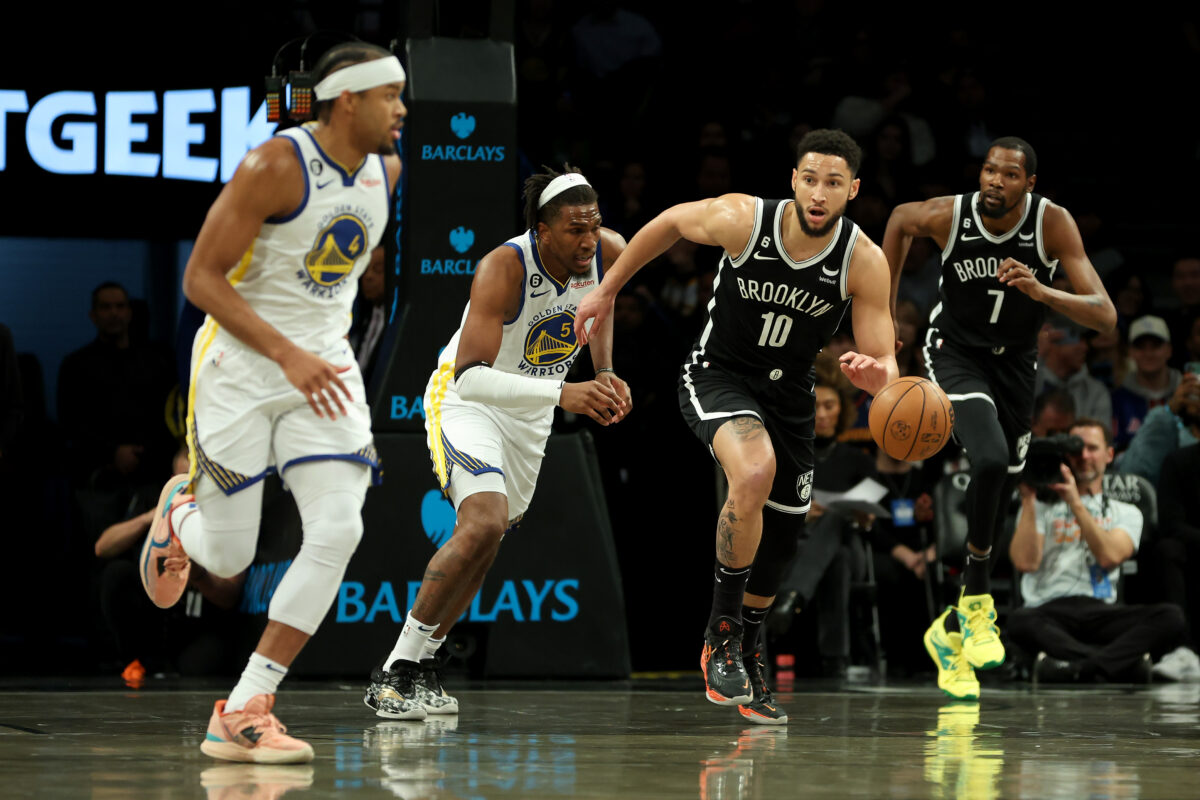 golden state warriors v brooklyn nets