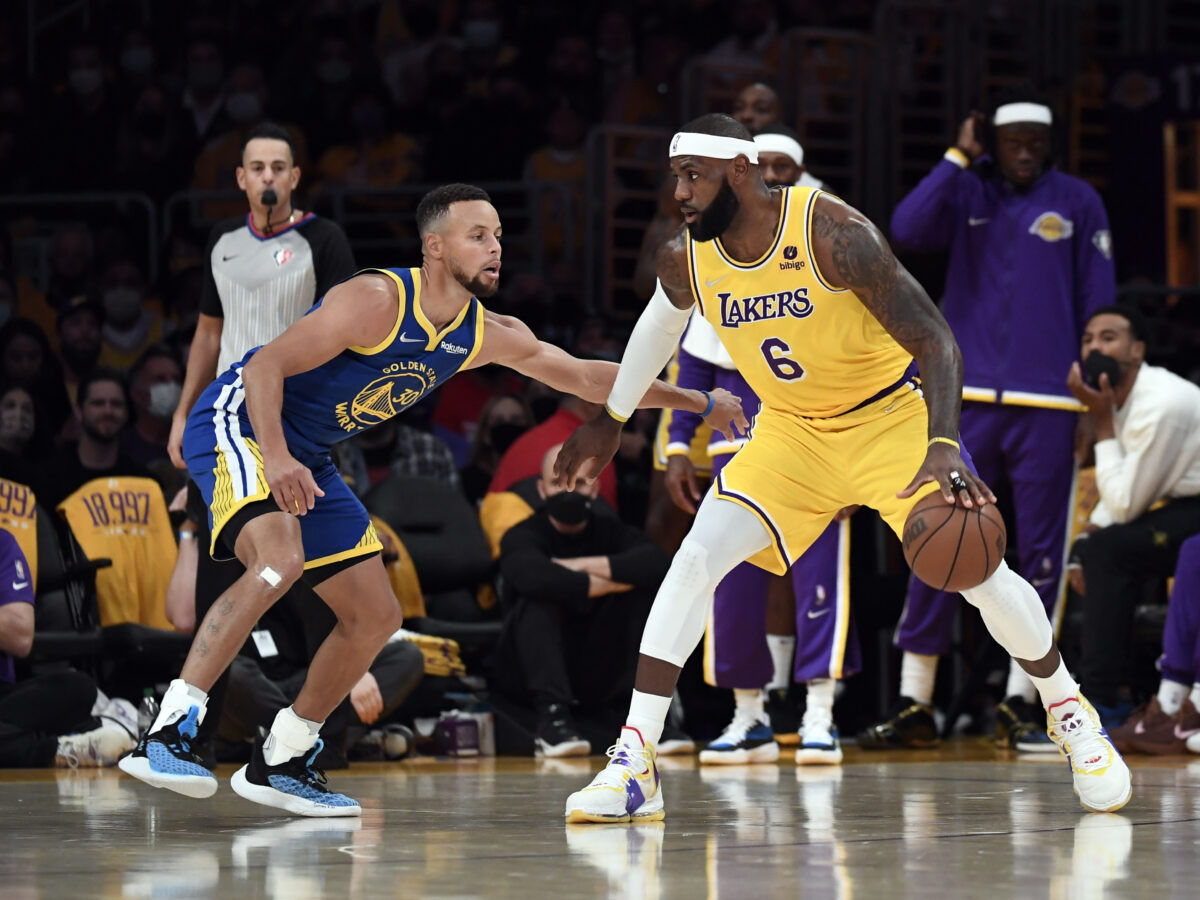 golden state warriors v los angeles lakers 2