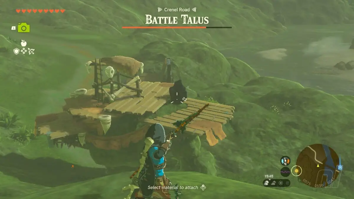 Battle Talus in Zelda:Tears of the Kingdom