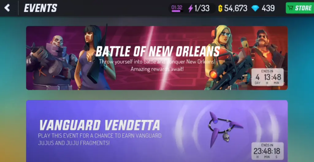 Gangstar New Orleans Events Guide