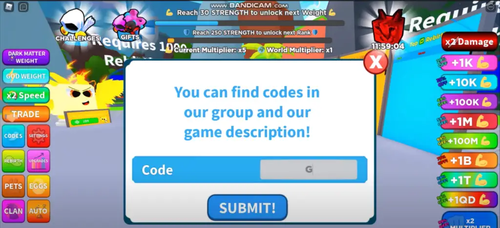 Codes Roblox Get Strong | Mediareferee
