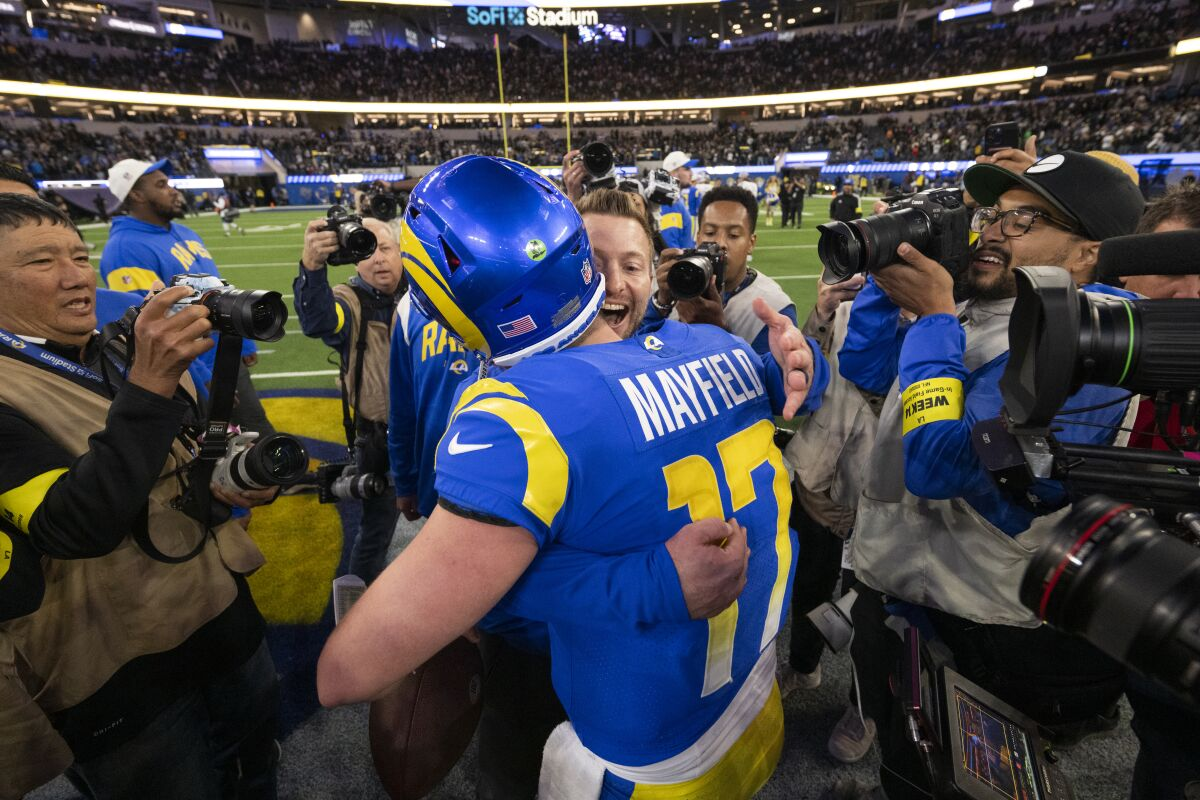 Baker Mayfield and Sean McVay