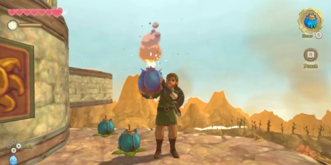 bomb bag skyward sword