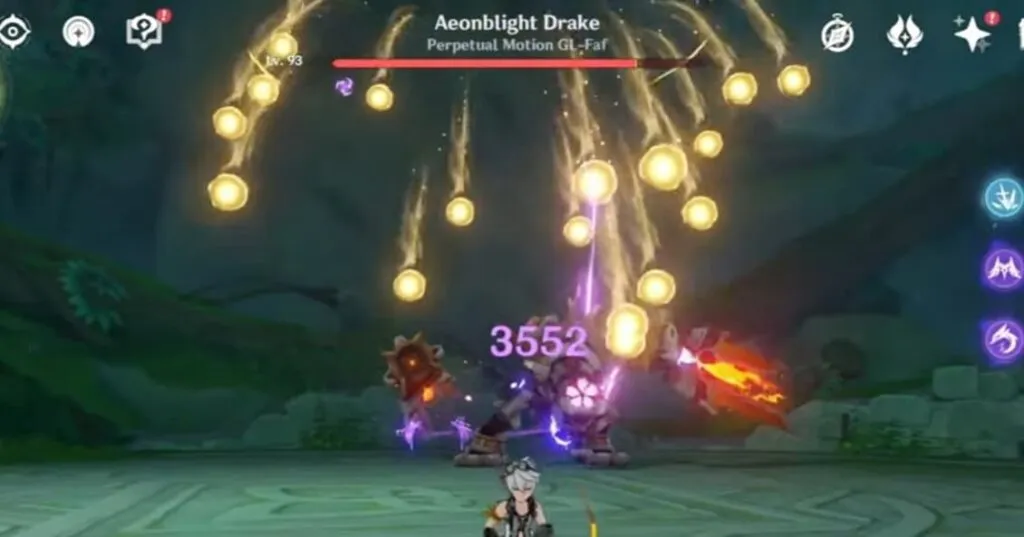 Airborne Attacks  Genshin Impact Aeonblight Drake