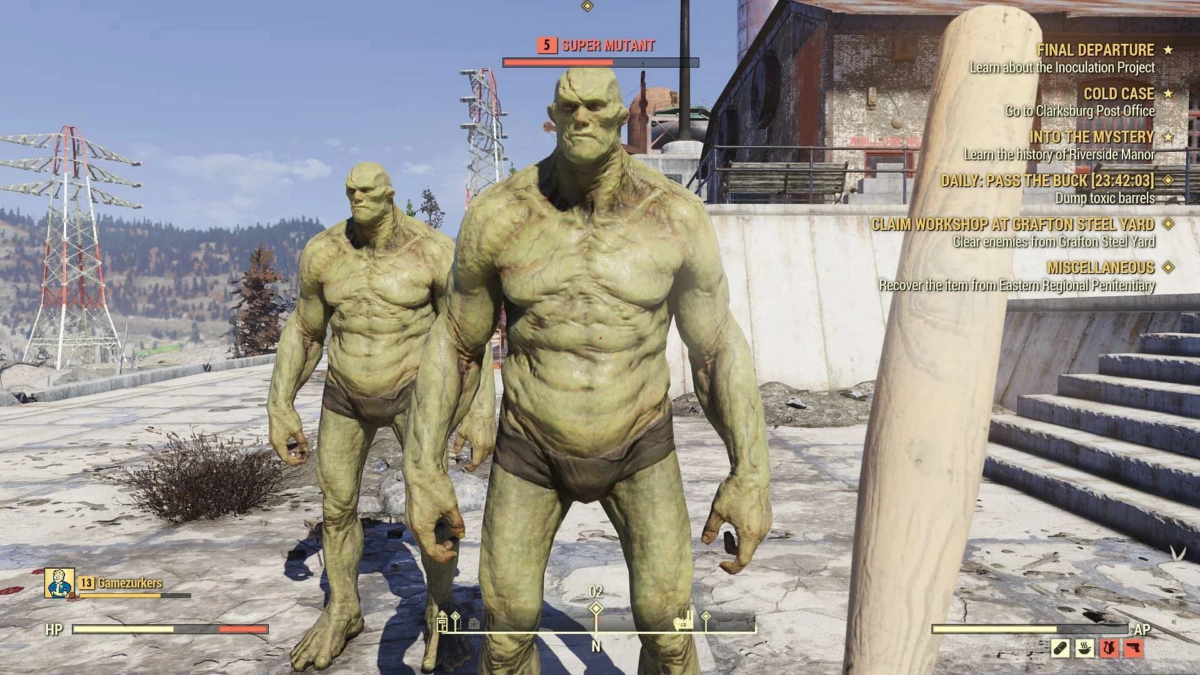 Super Mutants in Fallout 76