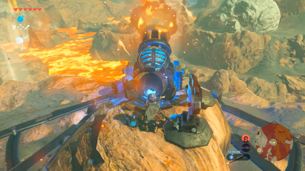 Divine Beast Vah Rudania in Zelda: Breath of the Wild