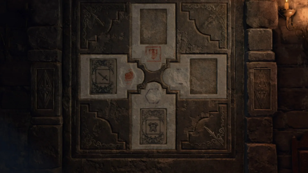Four Slots Puzzle in Resident Evil 4 Remake