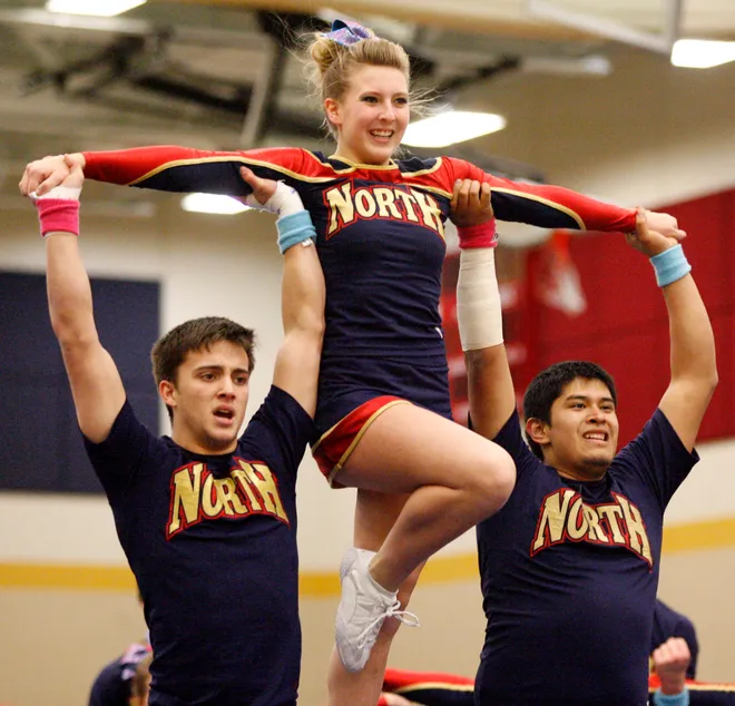 When was Cheerleading founded? What is Cheerleading all about?