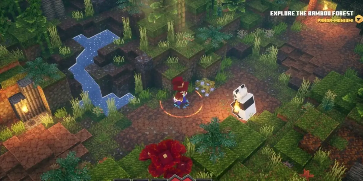 Panda Plateau Secret Levels Minecraft Dungeons