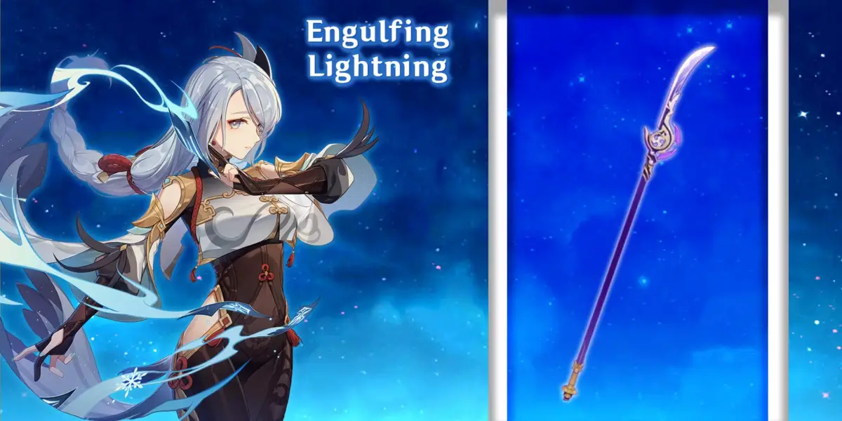 Engulfing Lightning Best weapons Shenhe Genshin Impact