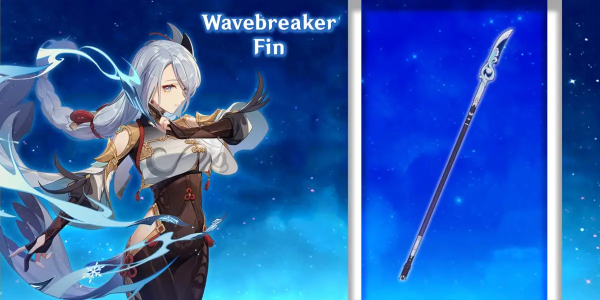 Wavebreaker’s Fin Best weapons Shenhe Genshin Impact