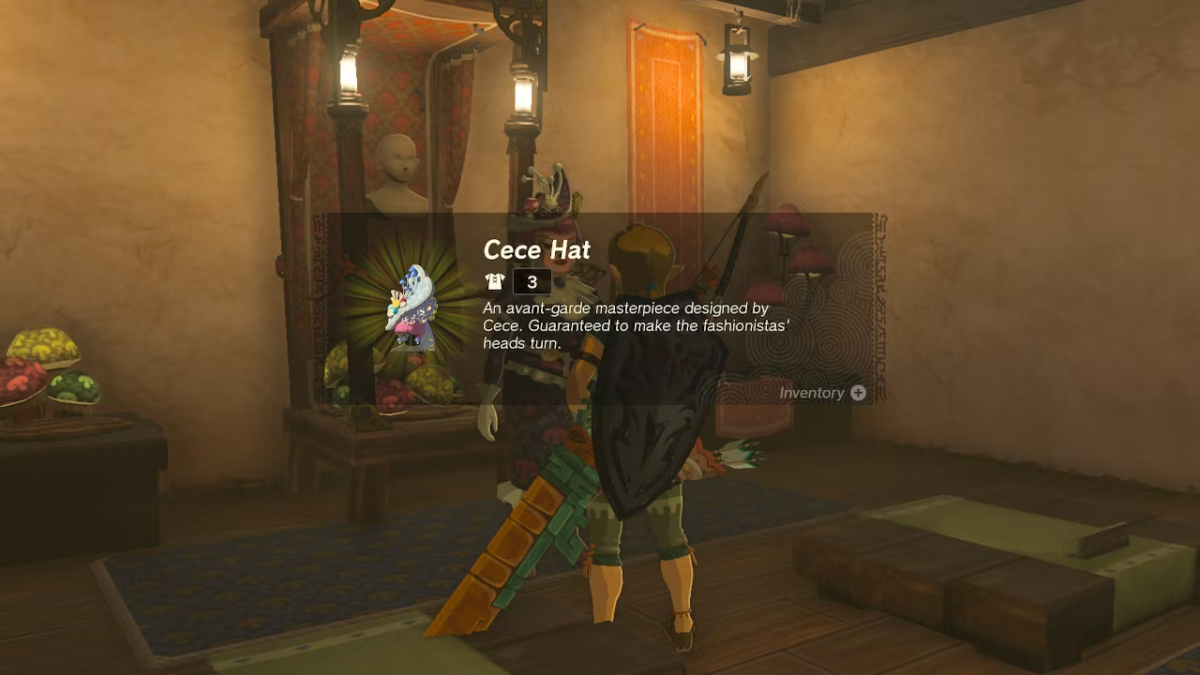Cece's shop  in Zelda: Kingdom of the Tears