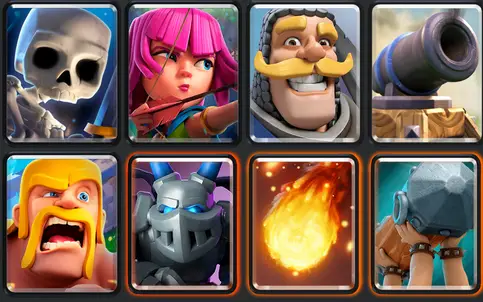 Cannons and Barbarians Clash Royale Arena 3 decks