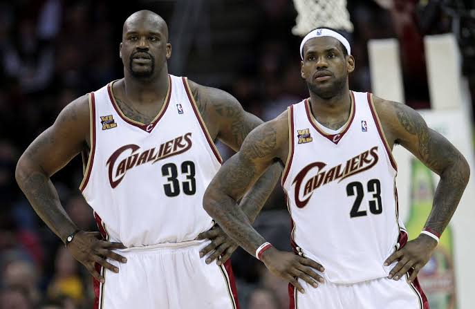 Shaquille O'Neal LeBron James 