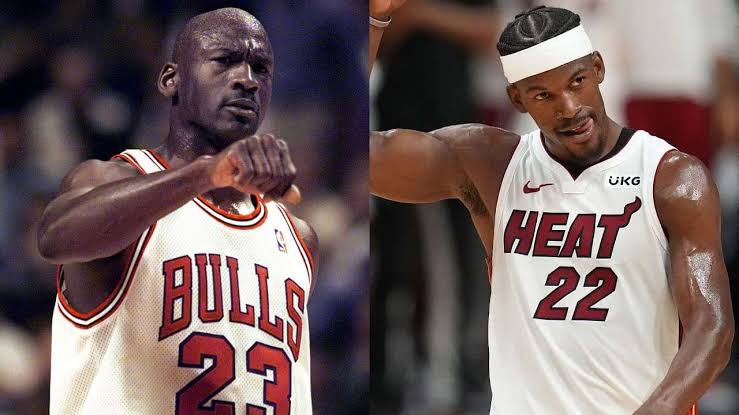 Michael Jordan and Jimmy Butler