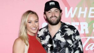 Baker Mayfield and wife