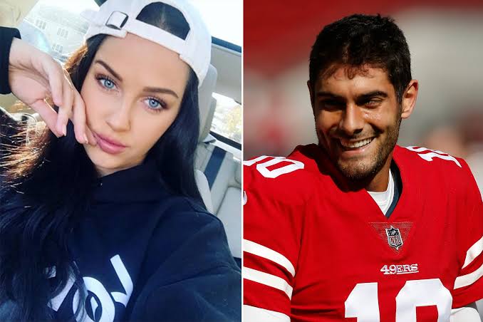 Alexandra King and Jimmy Garoppolo