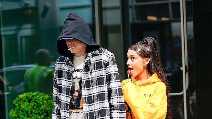 Pete Davidson and Ariana Grande