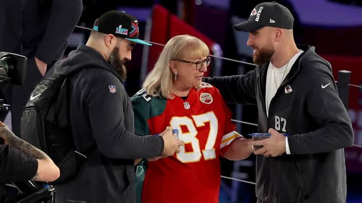 Donna Kelce with her sons