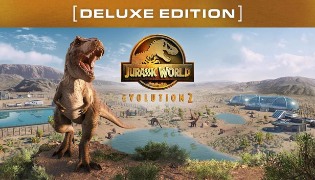jurassic world evolution 2 deluxe edition deluxe edition pc game steam cover