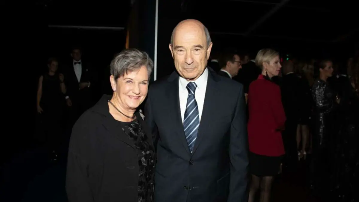 Peter Sauber with his wife