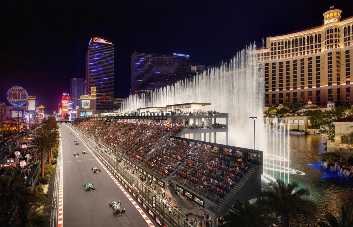 How long will the Las Vegas Grand Prix be a part of F1? 2 mgmresorts formula1 bellagiograndstands1 1 1668180971