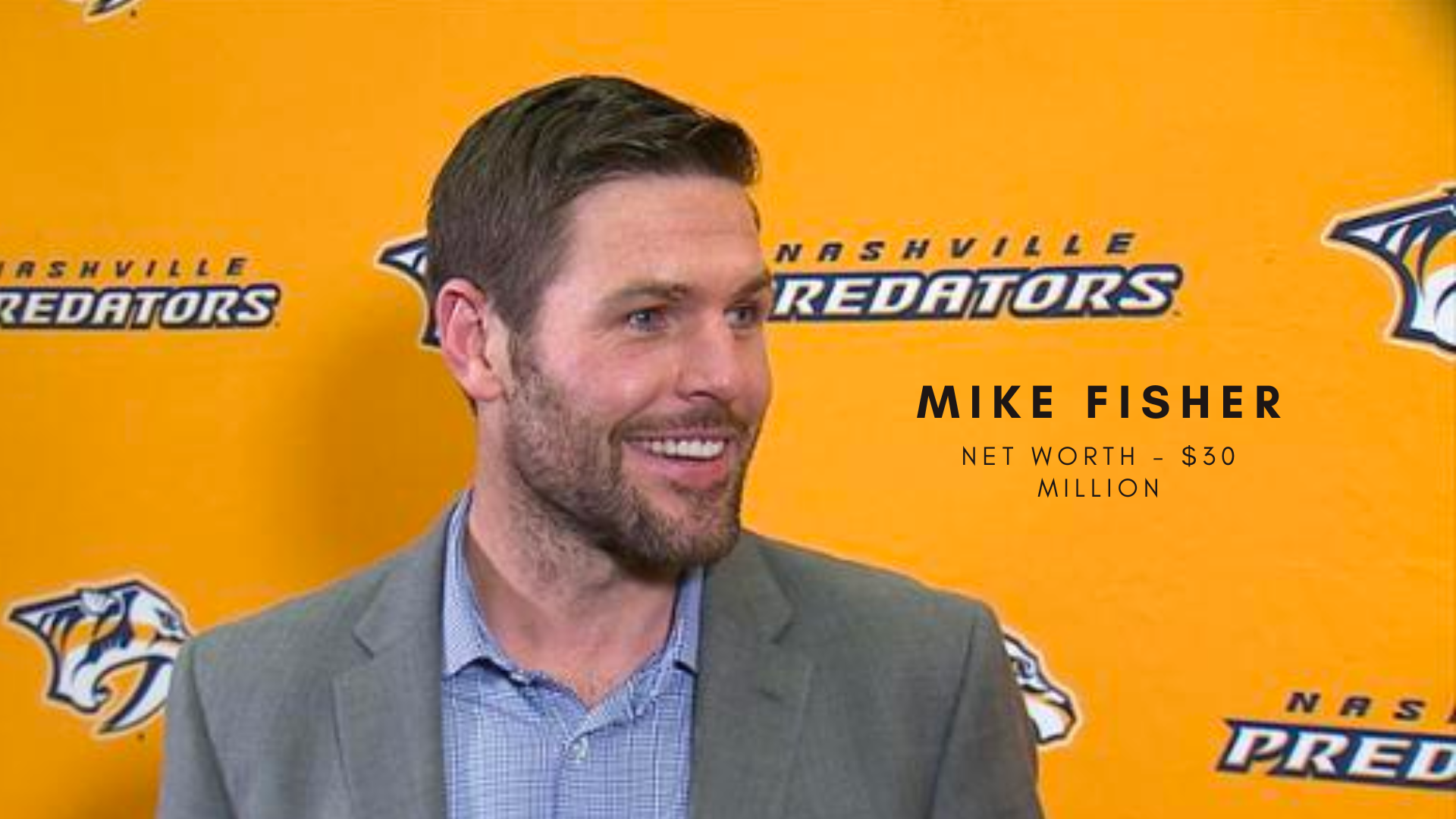 Mike Fisher 2023 Net Worth, Contract Details, Salary and Bio