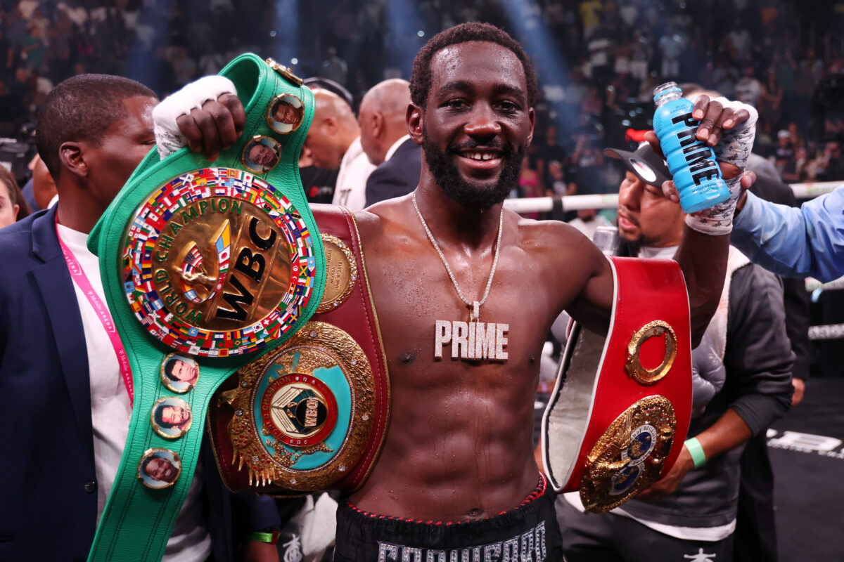 Does Terence Crawford have a background in wrestling?