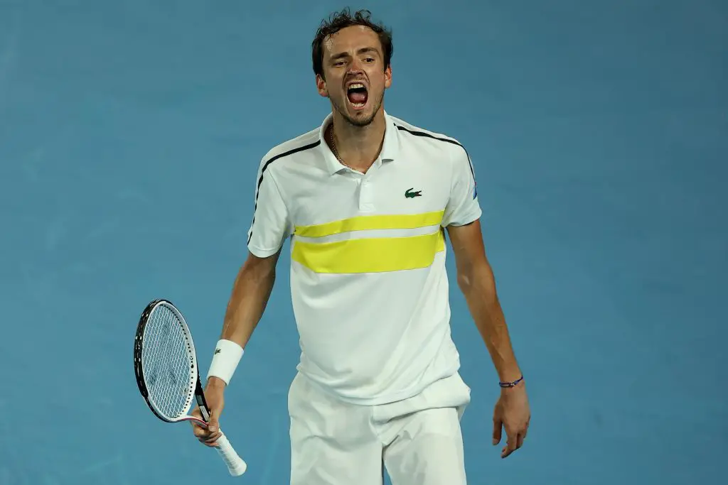 Is Daniil Medvedev related to politician Dmitry Medvedev?