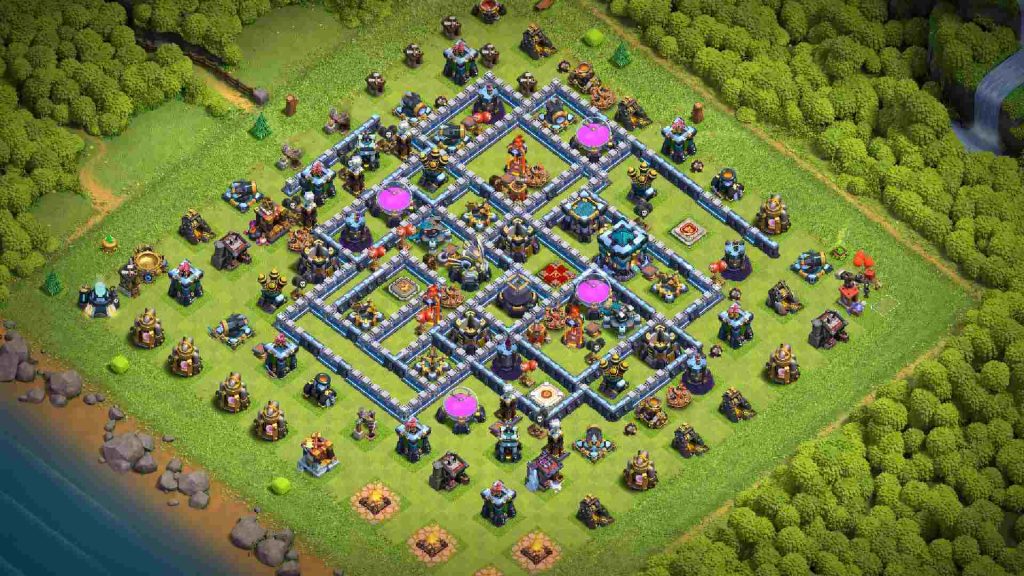 Base 4 Clash of clans Town hall 13