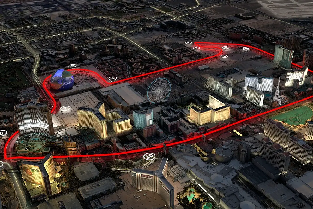 How many DRS Zones are there at the Las Vegas Grand Prix